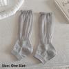 Mesh Sunscreen Socks Loose Fit Foot Cover Fashion Medium Tube Socks  Women's