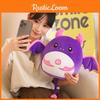Cartoon Purple Bat Dumpling Plush Toy Cute Girl Children Halloween Gift Doll