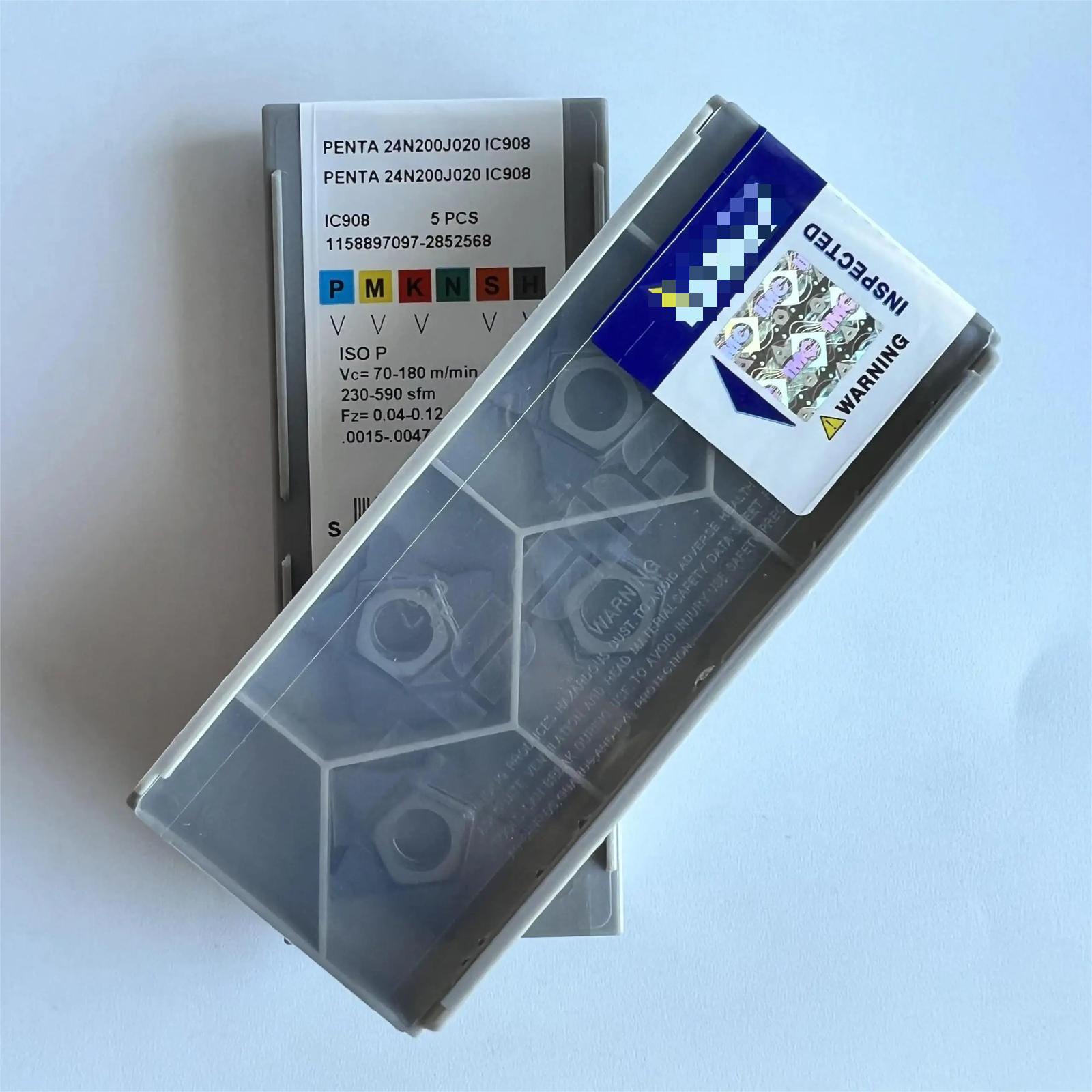 

Original blade PENTA 24N200J020 IC908 /Carbide CNC Blade 5 Pieces