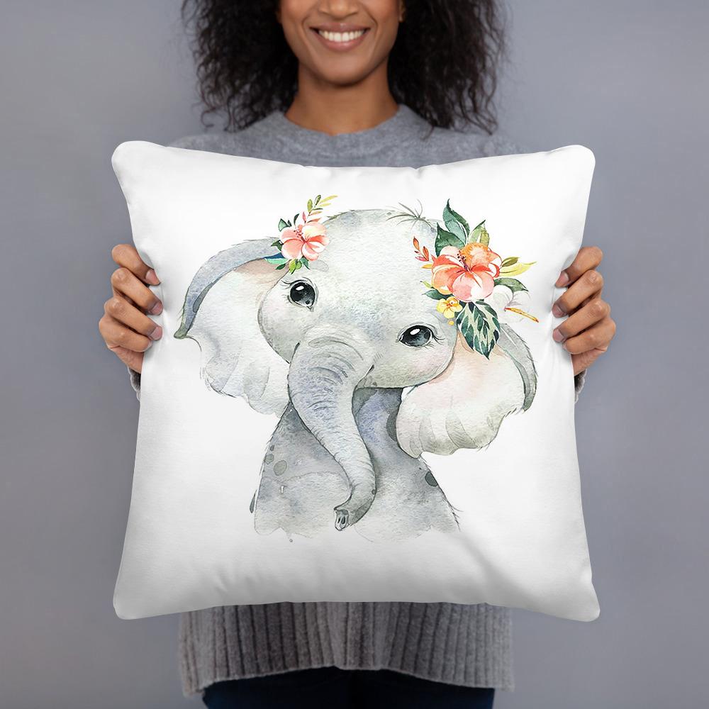 Cute Animal Print Cushion Cover Decor Garden Living Room Children Room Office Pillowcase Car Sofa White Pillow Almofada Cojines