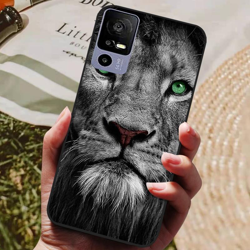 Para TCL 40R Funda Trasera de Silicona Funda para Teléfono para TCL 40 R 5G Fundas 6.6" TCL40R 5G T771K T771K1 T771H T771A Parachoques Suave coque