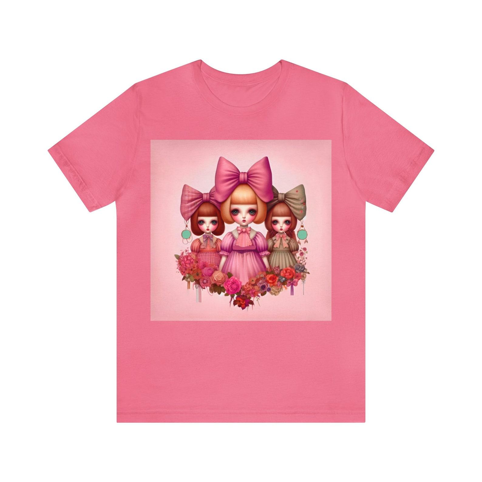 Pink girly bow Short Sleeve Tee 130