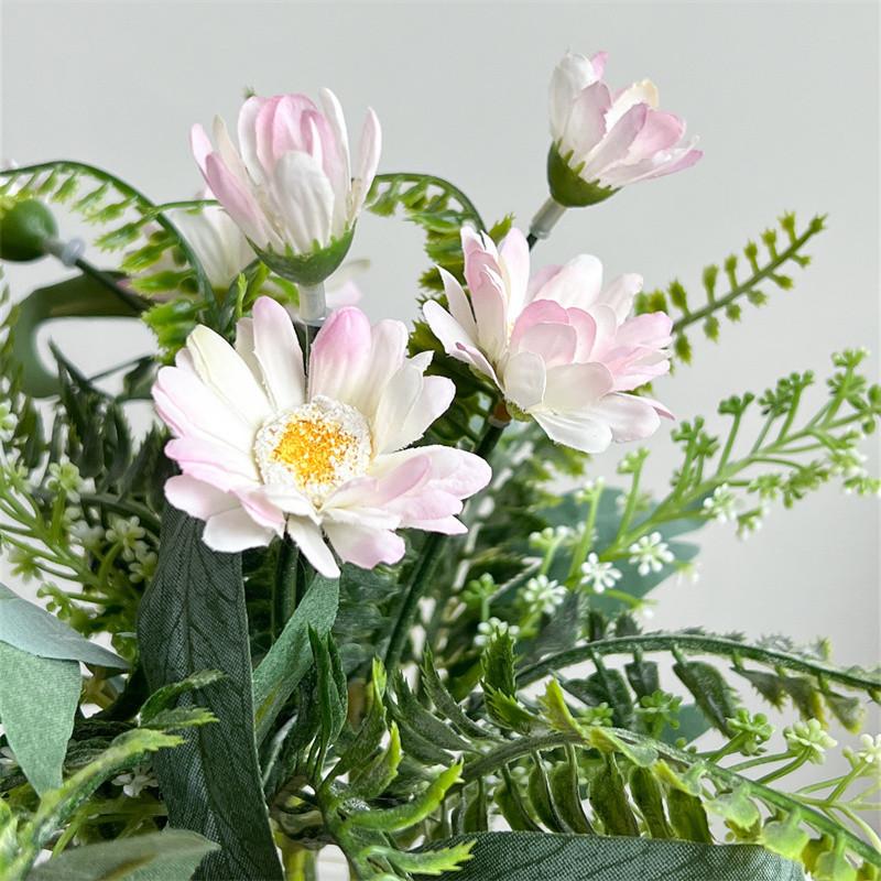 Severská sedmikráska perská zelená rostlina list umělá květina dekorace umělá zelená rostlina svatební domácí umělá květina