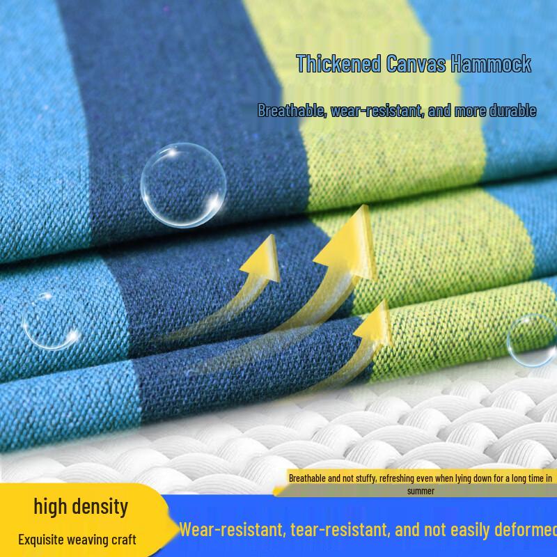 Wind Shuttle Thickened Striped Hammock
