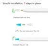 8Pcs Silicone Nib Cover For Pencil Pro 3 2 1 Tip Case Sleeve For Pencil 3 USB C 2nd Gen Cases Stylus Pen Nib Capa