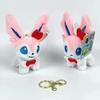 10pcs/lot SylveonLeafeon UmbreonFlareon 12cm Plush Stuffed Toys Doll Toy Keychain Pendant for Gifts