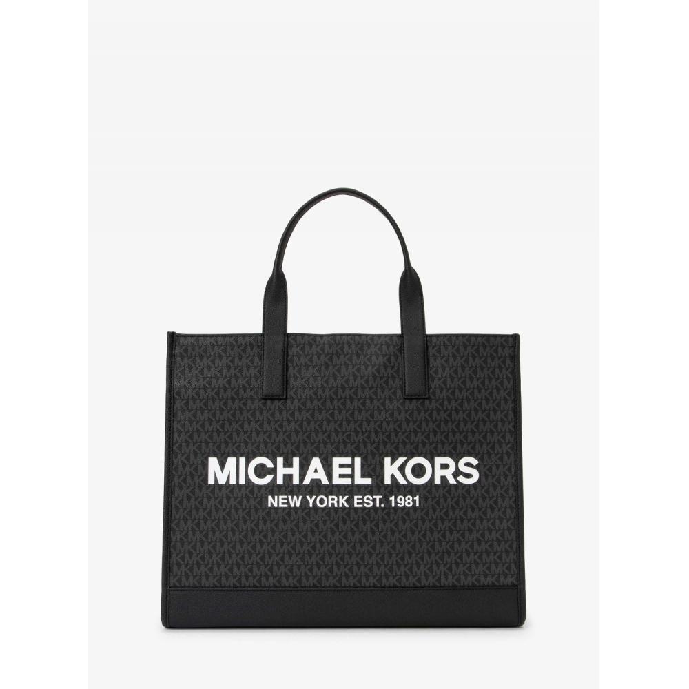 Michael Kors Cooper Structural Tote   Mk Signature 37f2lcot4b1 Black