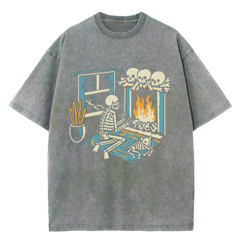 

Летняя женская футболка оверсайз с принтом черепа на тему Хэллоуина, унисекс, с коротким рукавом, повседневная, в стиле ретро, мужская 3XL