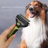 2-in-1 Professional Pet Cat Hair Remover Fur Knot Cutter Durable Stainless Pet Deshedding Brush Dogs Grooming Shedding Supplies