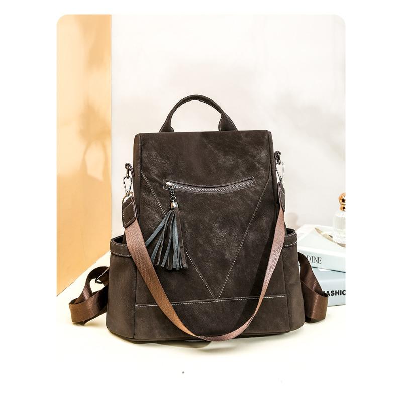 Doppelschulter-Rucksack mit großem Fassungsvermögen, modische und multifunktionale Umhängetasche