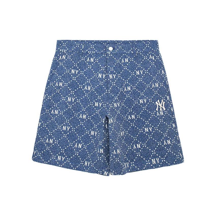 New MLB Denim Shorts Men's Indigo 3LDPM0733-50INS