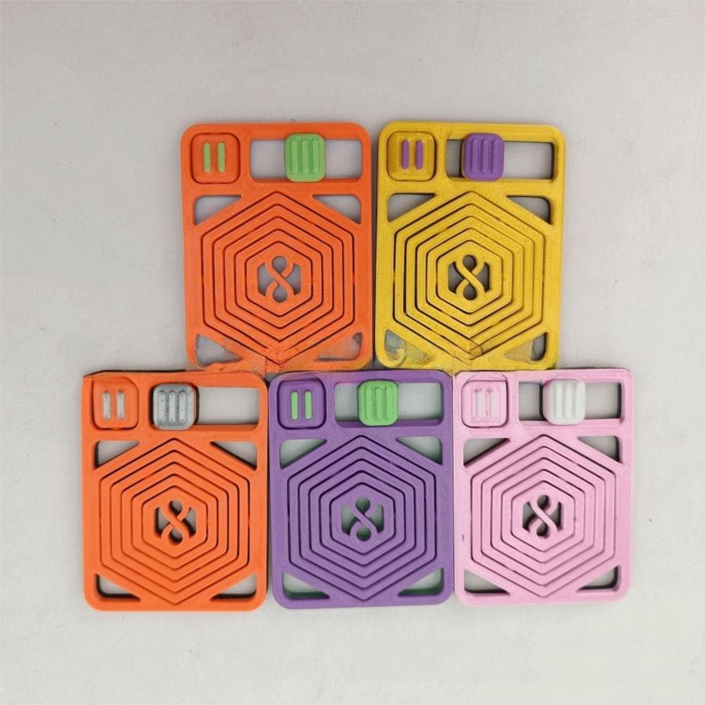 Non Slip Surface Creative Coasters Gyro Rotatable Design Heat Resistant Coasters Gyro  Desktop Use