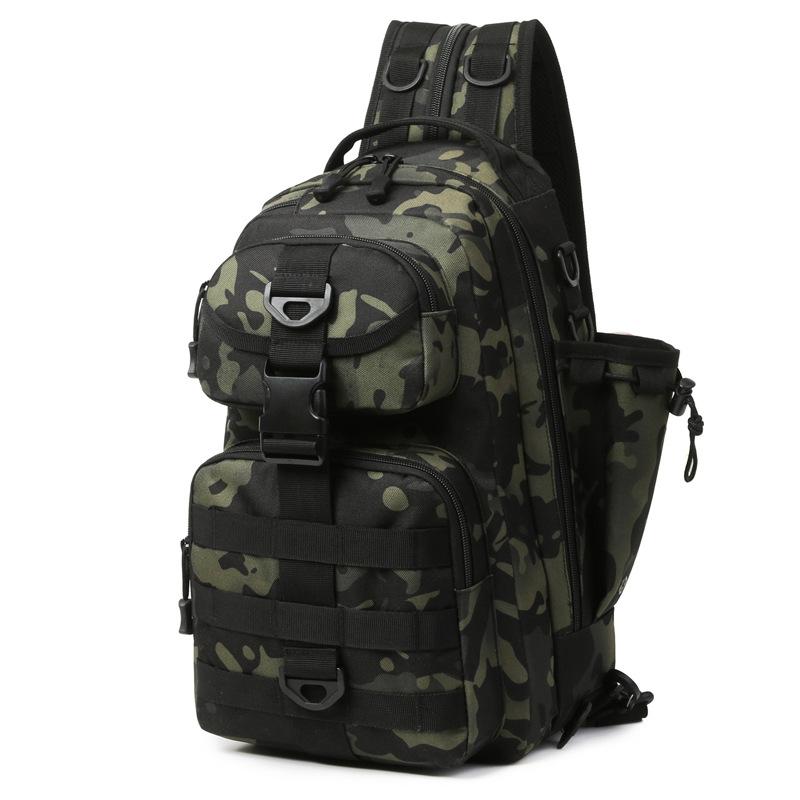 Fishing Lure Backpack Men Gear Box Storage Lure Chest Bag Multifunction Tactical Outdoor Travel Camping Sling Fish Tackle Bags