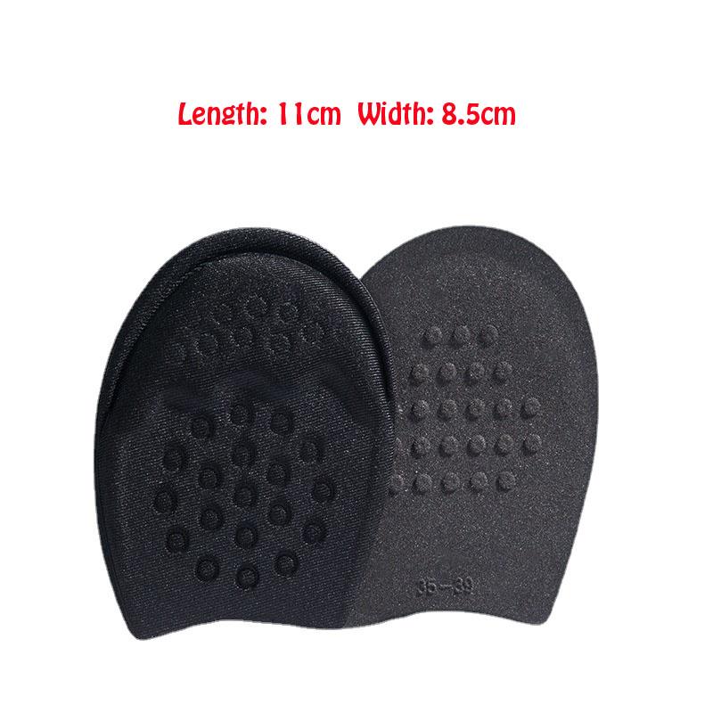 1 Pair Women Men Pain Relief Forefoot Insert Half Insoles Non-slip Sole Cushion Reduce Size Filler High Heels Pain Relief Shoe Care