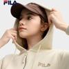 FILA Original Literary Niche Trendy Style Warm Non-Deforming Hooded Long Sleeve Thick Dress Women dresses F51W539303FBG