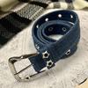 Pin Buckle Waistband Punk Denim Style Waist Belts Fashion Waist Strap  Women