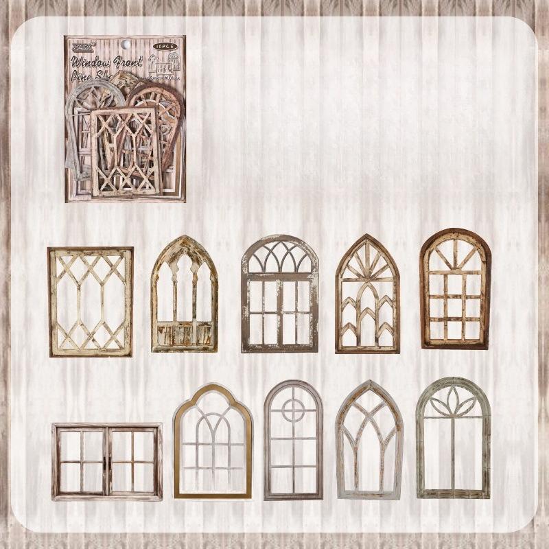 

Yayun Carved Window Hollow Diy Hand Account Material Paper Cultural and Creative Stickers High-value Retro Hand Account Material