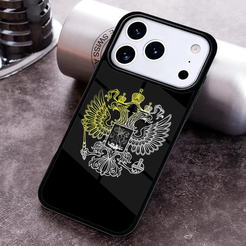Armenia Russia Flag Coat of Arms Phone Case For iPhone 17 16 15 14 13 12 11 Pro Max Plus 17Air Soft Silicone Cover