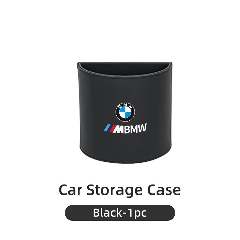 

2025 Hot Car Trash Can Seatback Leather Organiser Trash Storage Accessories Interior For BMW Motorsport X1 X3 X5 E39 E46 E90 F20
