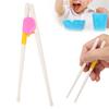 1 Pair Children s Training Chopsticks Flat Rounded Head Reusable Learning Chopstick Helper