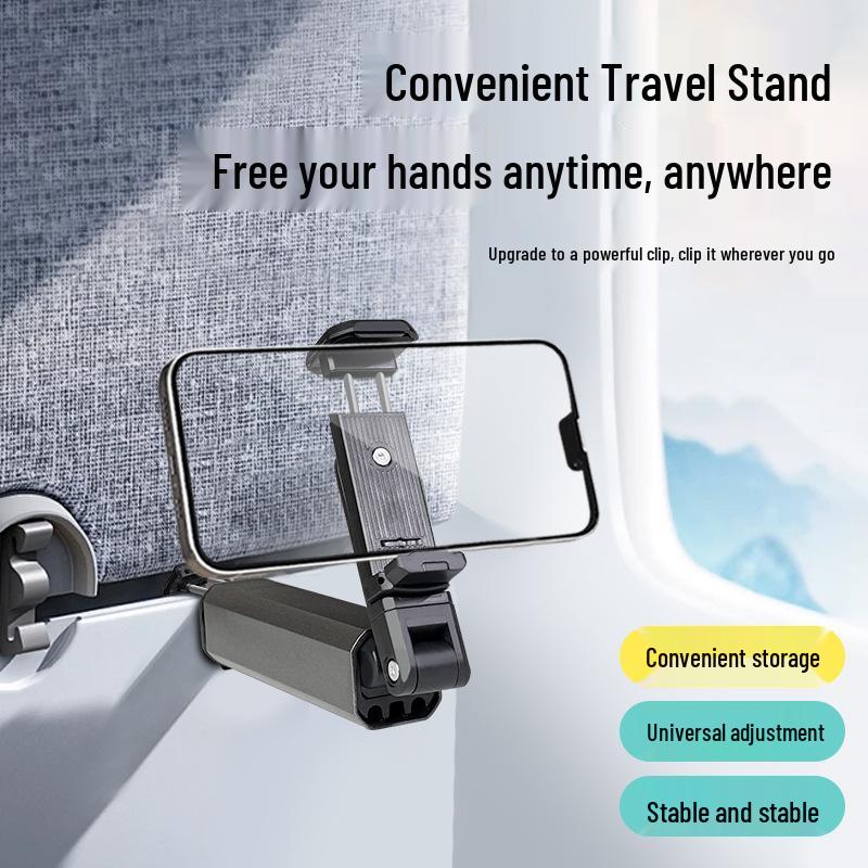Aluminum Alloy Foldable Adjustable Mobile Phone Stand for Travel