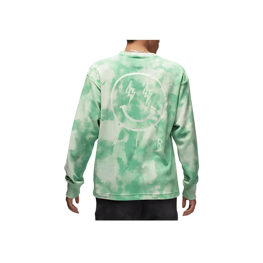 Air Jordan X J Balvin Long-Sleeve Tee Jade Aura/Enamel Green Men Tops DR3102-316
