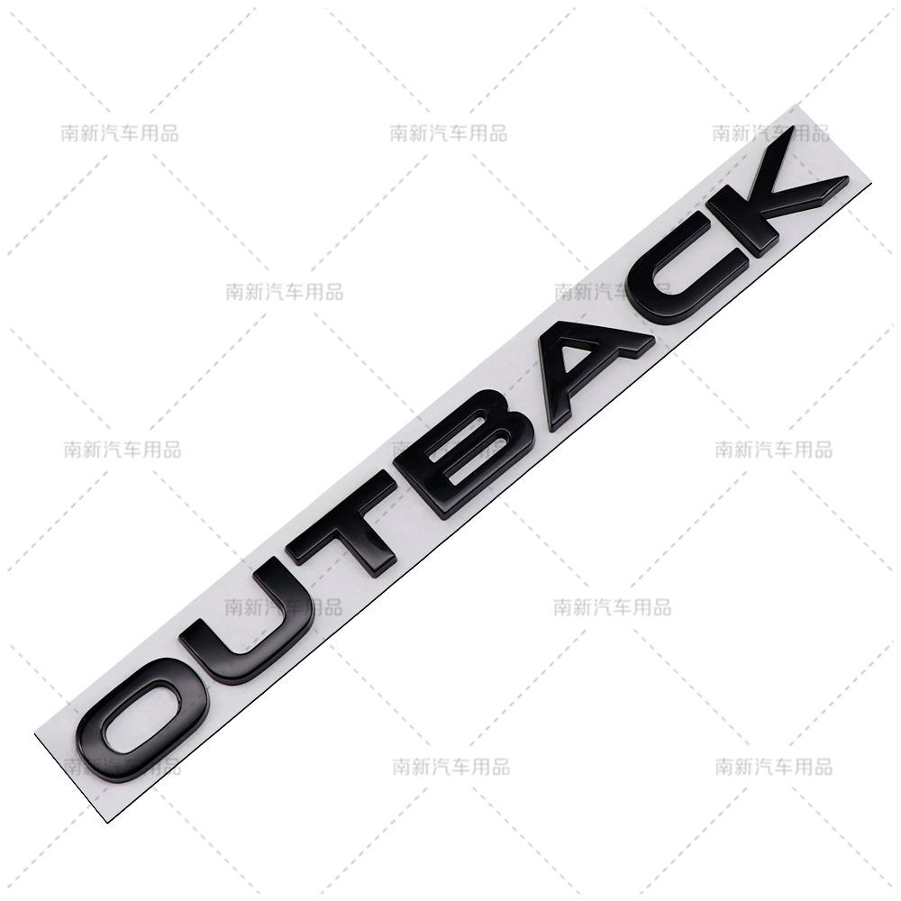 Suitable for Subaru OUTBACK modified trunk metal badge car sticker emblem