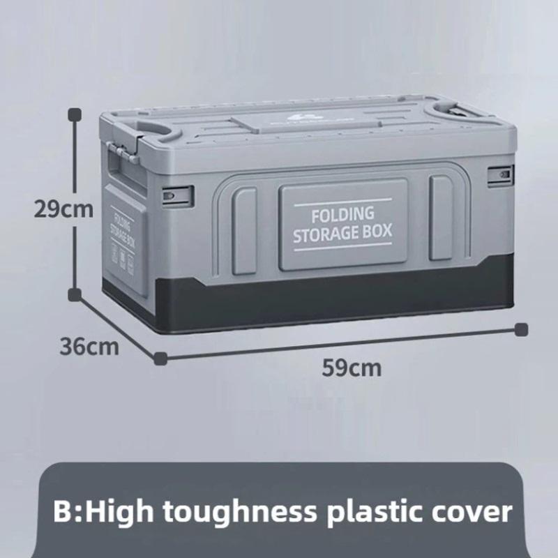 Outdoor Folding Storage Box, Multipurpose Organizer Box, Portable Large-capacity Camping Box, Car Trunk.
