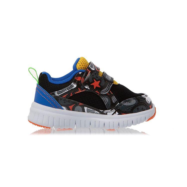 Li Ning Kids Sports Lifestyle Series Comfortable Versatile Non-Slip Shock Absorbing Durable Lightweight Low-Top Walking Shoes Baby Shoes YKHR018-1