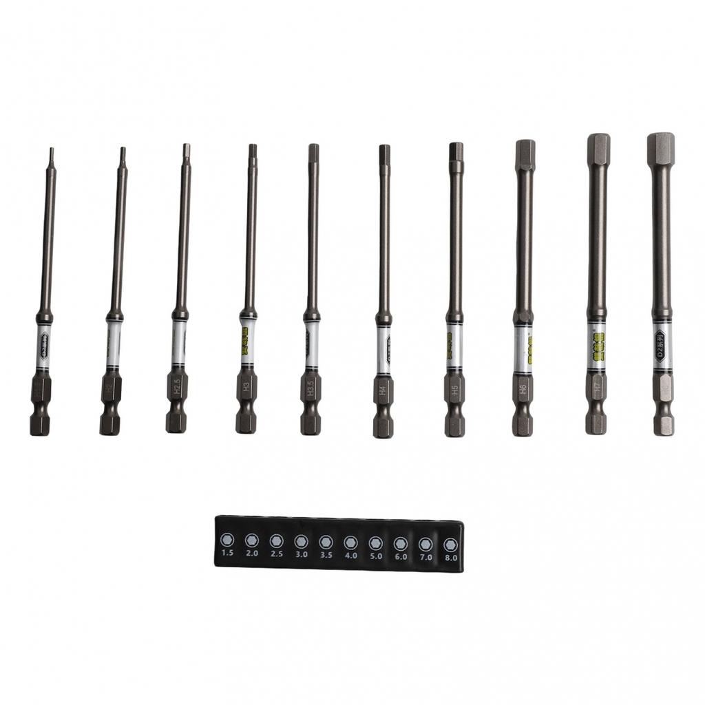 14 Piece Magnetic Screwdriver Bit Set for Carpentry and Glass Curtains