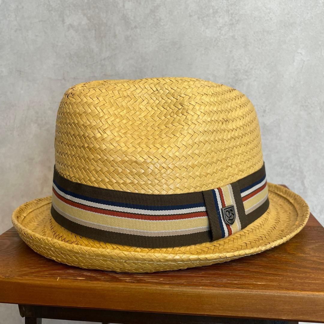 Used Brixton Straw Hat Beige Good Condition