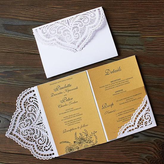 Blommig spetskort Kolstål Skärform Hantverkspappersform DIY Stansmallar