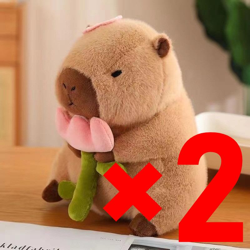 23CM Kawaii Anime Capybara Brot Plüschtier Kreative Kuscheltiere Capybara Toast Puppe Mädchen Geburtstagsspielzeug Freundin Niedliche Geschenke
