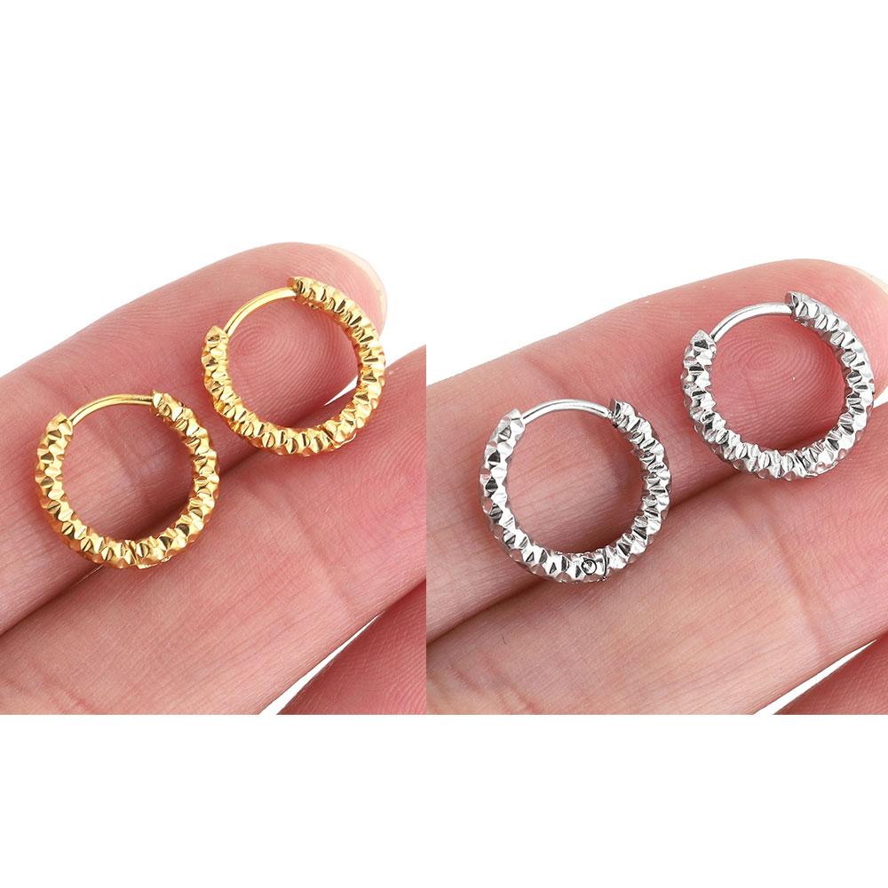 6pcs Stainless Steel Earring Hoop Women Earrings Korean Earrings Hoop Earring for Women Female Earring Jewelry Gifts
