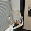 PU Halloween Ghost Bag Waterproof Crossbody Bag Novelty Clear Shoulder Bag  Kids Gifts