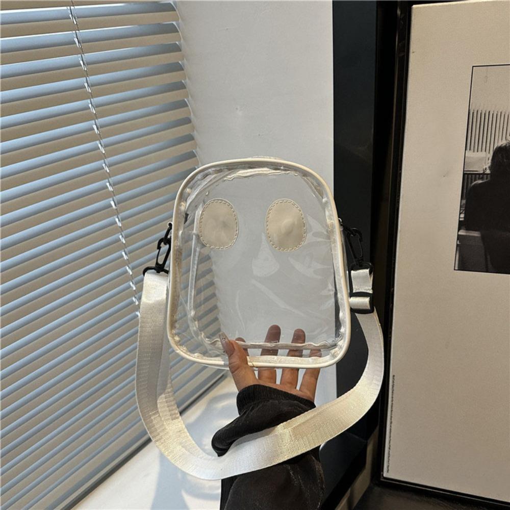 PU Halloween Ghost Bag Waterproof Crossbody Bag Novelty Clear Shoulder Bag  Kids Gifts