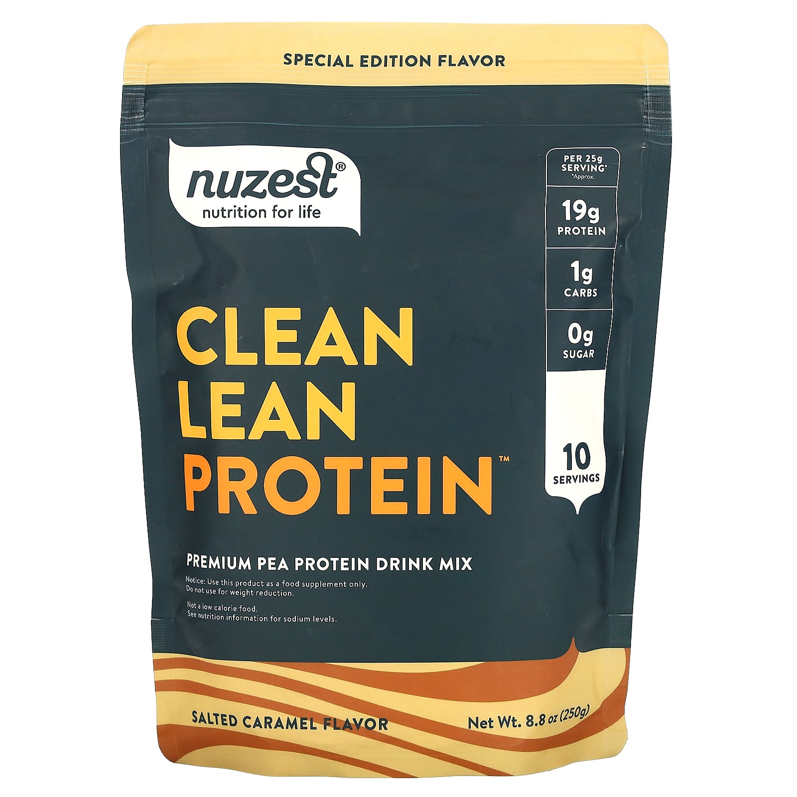

Nuzest, Clean Lean Protein, Salted Caramel, 8.8 oz (250 g)