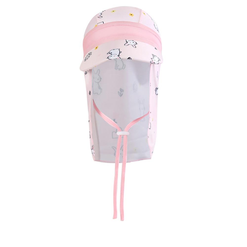 Neck Protection Children's Swimming Cap Anti UV UV Protection Hat Kids Bucket Hats  Summer