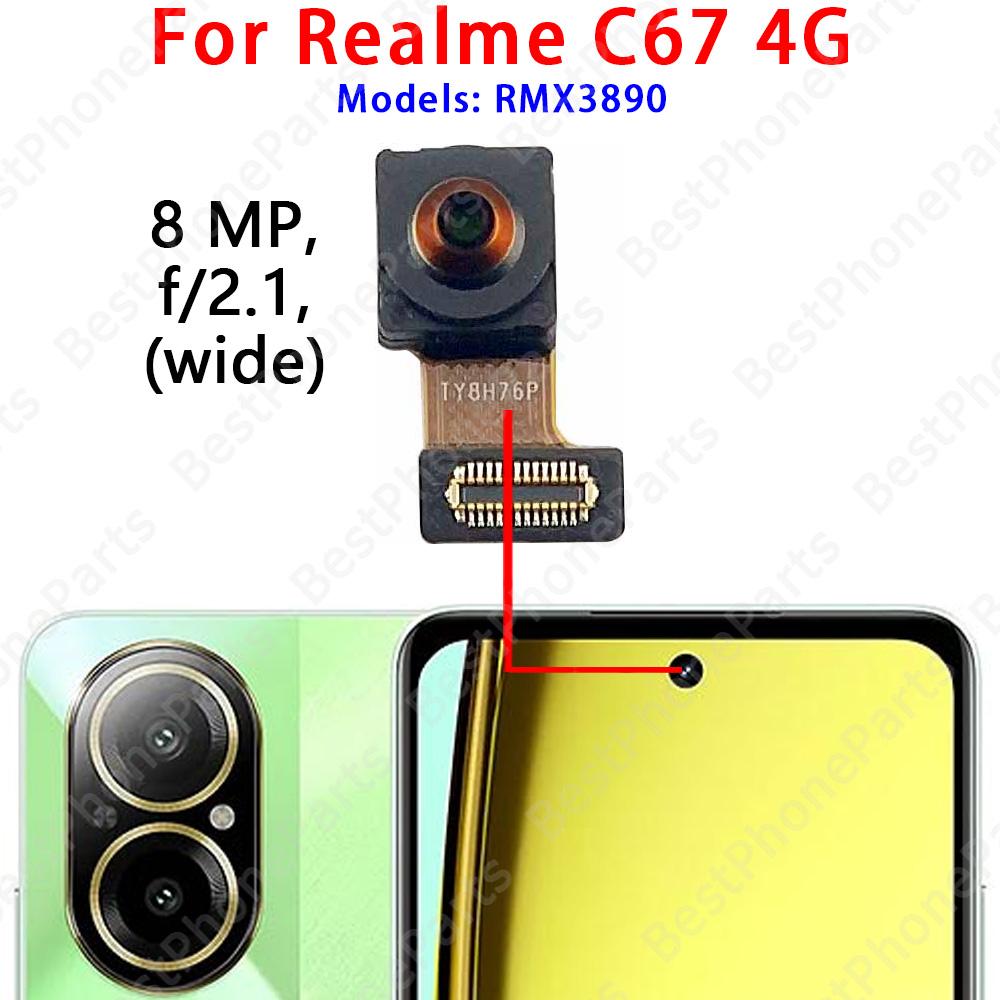 Fotocamera Posteriore Anteriore Per Realme C55 C67 4G GT Master GT Neo Modulo Fotocamera Principale Cavo Flessibile Sostituzione Ricambi
