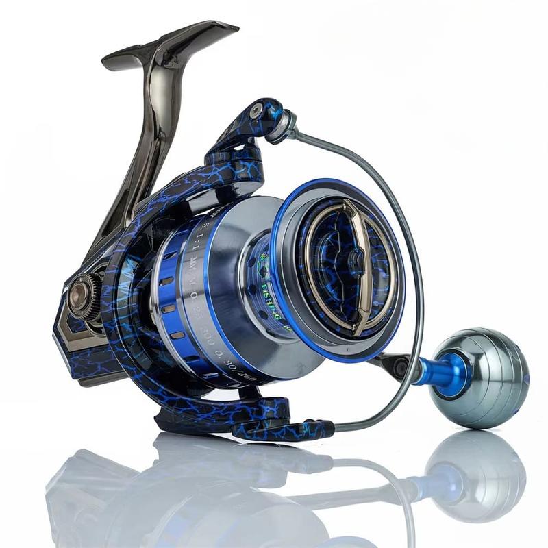 

Новая цельнометаллическая спиннинговая катушка серии AL2500P-7500P, 5+1 стальных шарикоподшипников, максимальное сопротивление 10 кг, подходит для пресной и морской воды 2500P