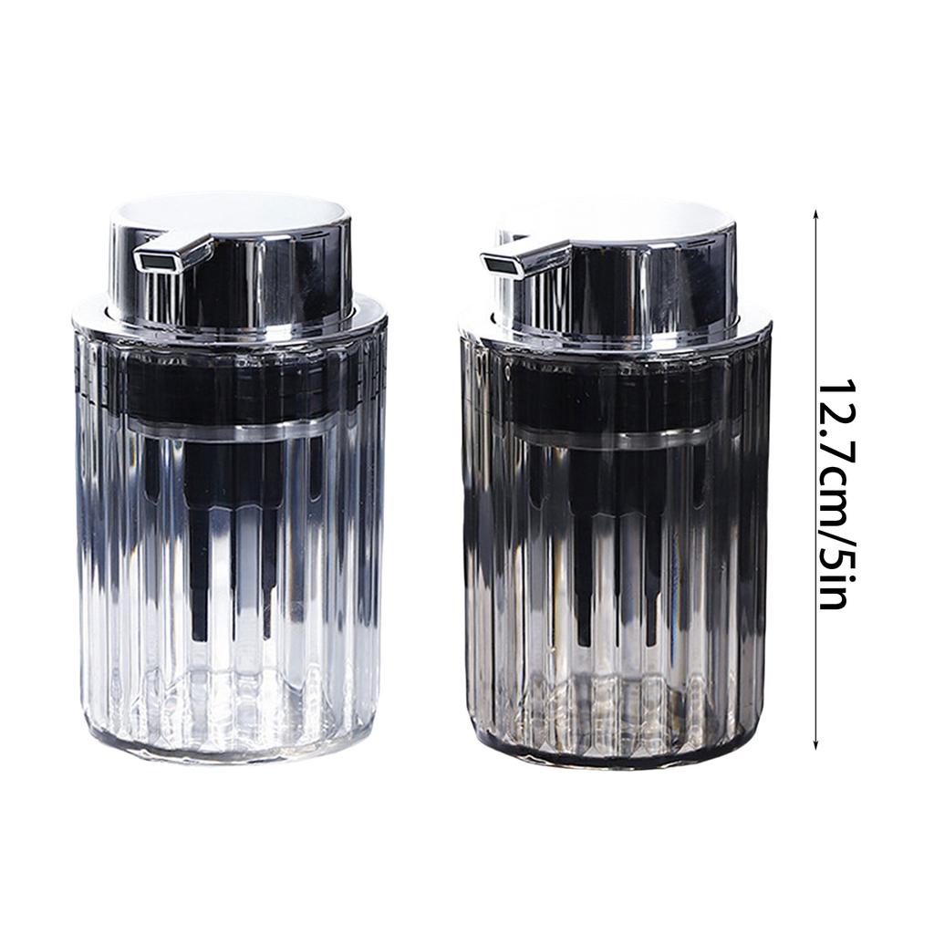 Hand Soap Dispenser for Bathroom Liquid Soap Mousse Foaming Bottle Refillable Kitchen Push Type Dish Soap Container