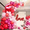 Bruiloft Verjaardag Babyborrel Geslachtsonthulling Decoraties Stofblauw Wit Ballonnenboog Slingerset