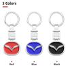 Metal Car Logo Key Chain Keyring Auto Interiors Accessories For Mazda 2 3 6 5 Atenza CX3 CX5 MX5 CX7 Axela CX30 CX90 CX60 CX50
