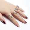 Finr Rings Simpli Letters Rings Fash Jewelry Rings-L-Silver