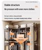 Vertical Metal Corner Coat Rack for Bedroom or Entrance