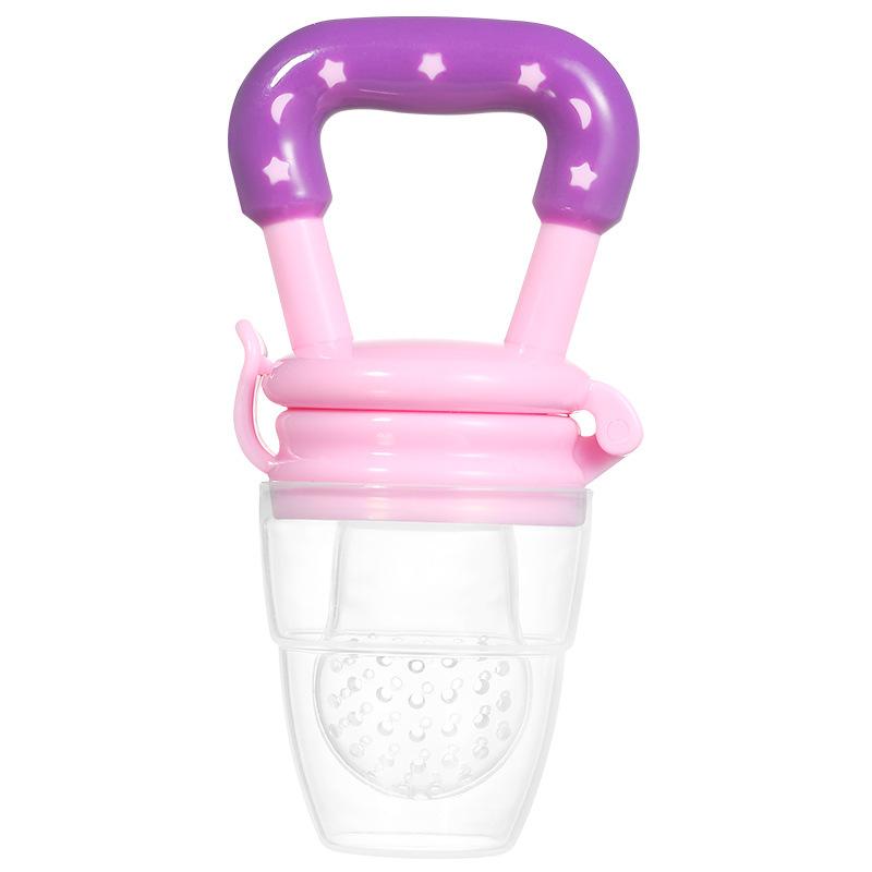 

1Pcs Fresh Fruit Food Baby Nipple Feeding Safe Fruit Feeder Nipples Feeding for Infant Supplies Nipple Teat Pacifier рожевий