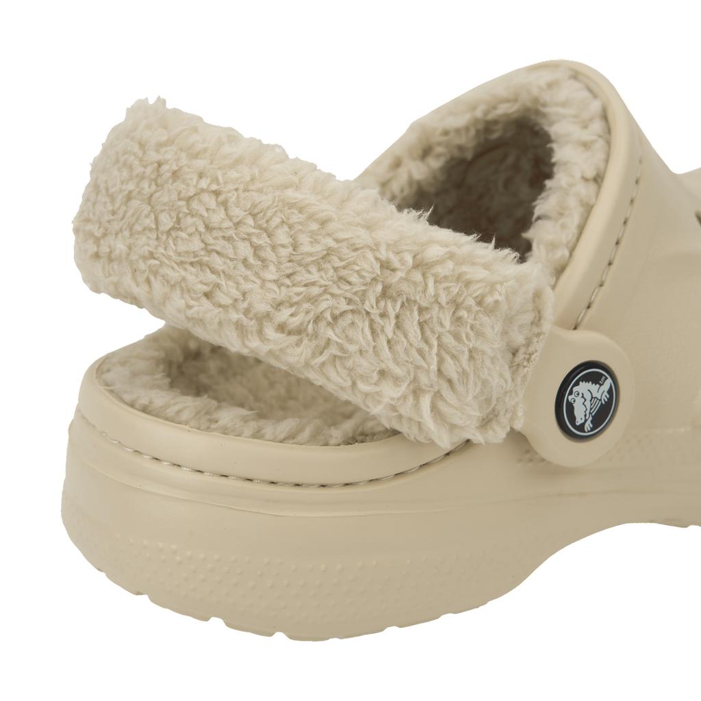 Crocs Baya gefütterte Fuzzy-Riemen Clogs Unisex Clogs Weiß 206633-11S