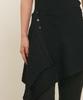 General Idea Pleated Knit Wrap Skirt [Black] / Gf2Let529