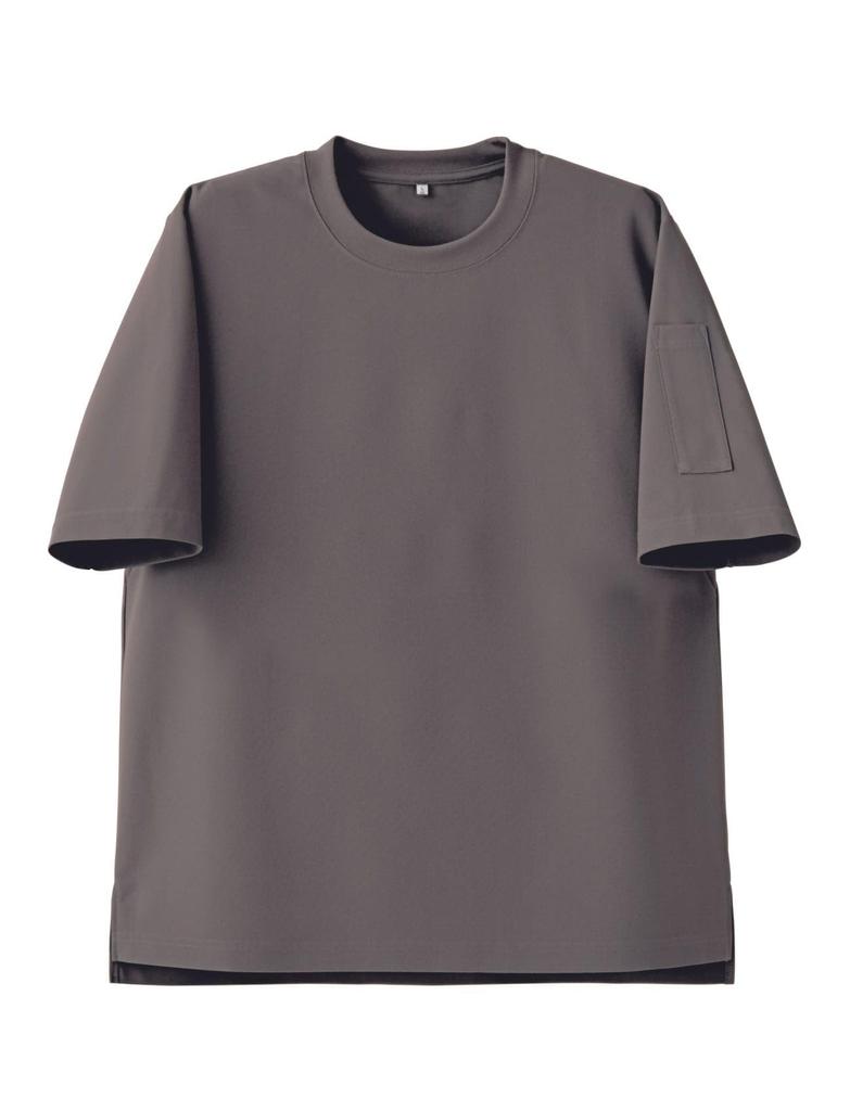 Seven Uniform CU1960-6 Taupe 3L Crew Neck Short Sleeve T-Shirt
