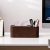 Walnut Wood Tissue Box Elegant Luxury Creative Tissue Case Rectangular Aesthetic Napkin Box Home Dining Table Storage Boxes